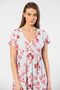 3602 Women's Short Sleeve Woven Flared Dress - 5