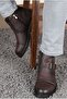 Water & Cold Resistant Fur Men's Winter Zippered Boots with Rubber Sole