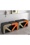 New (Yeni) Bench Puf Modern 4 Lü - 2