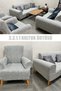 Seat Cover Set Seat Cover 3+3+1+1 Stretch Elastic Flexible Washable Cotton Jacquard - 2