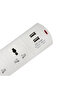 Power Socket- OMES1865D/ 3 Way Universal Sockets, 2-way USB Ports - 5