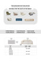 غطاء أريكة بيج طبيعي |   شال كنبة قطني 170x210 سم - 3