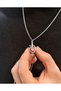 Steel Chain Heart Sword Necklace Couple Friend Lover Necklace - 5