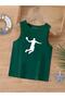 Cartoon Character Printed Sleeveless Children's T-Shirt