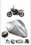 Bmw Rninetscrambler Rear Bag Compatible Gray Waterproof Canvas (Motorcycle)