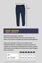 Black-Anthracite Men's 2-Piece Sweatpants with Elastic Legs - 8