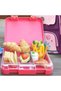 Eazy Kids 6 & 4 Convertible Bento Lunch Box - Flamingo Pink - 5