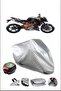 Ktm 990Superduke Rear Bag Compatible Gray Waterproof Canvas (Motorcycle)