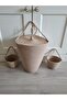 Bag Holder 2-Piece Mini Basket Set Decorative Organizer - 3