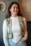 Khaki Embroidered Vest - 2