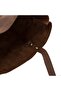 Medium G6 Brown Moon Leather Women's Bag - 5