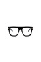 Black Yelva Blue Light Protection Vintage & Retro Glasses - 2