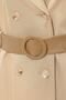 Punto Detailed Leather-Trimmed Water-Repellent Trench Coat Kamel 6618 - 7