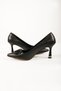 Women's Pointed Toe Heeled V Buckle Detailed Stiletto Shoes - 2
