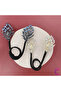 Women's Easy to Gather String Bun Buckle with Elegance Crystal Stones - Wedding Engagement Hair Accessory - 3