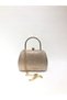 Women's Laser Gold Color Evening Dress Clutch with Chain Strap Handheld Wedding Engagement Night Shoulder Bag - 2