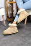 Genuine Sheepskin Suede Leather Short Mini Boots - 6