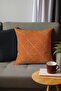 Woven Embroidery Look Digital Printed Double-Sided Printed Concealed Zipper Throw Pillow Cover Set of 2 - 5