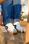 Orthopedic Knitwear Walking Sneakers - Women'S, Men'S, Unisex Striped Casual Sneakers - 6