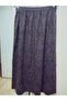 Winter Elastic Waist Patterned Combed Fabric Maxi Length Mother Skirt, Prayer Skirt - 2