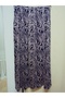 Winter Elastic Waist Patterned Combed Fabric Maxi Length Mother Skirt, Prayer Skirt