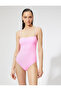Basic Swimsuit Strapless Covered with Removable Straps - 3