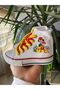 Pikachu Pokemon Printed Daily Linen Orthopedic Sneaker Shoes - 2