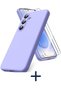 Compatible Case for Samsung Galaxy S25 Plus Mobile Phone Launch Cover Screen Protector with Velvet Inside