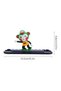 Sliding Green Cartoon Figure Funny Glove Box Accessory with In-Car Numerator - 4