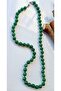 Japamala Unisex Necklace with Jade Stones Knotted