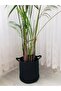 Black Wicker Basket - Organizer for Toys and Flower Pots, 25X25 - 3