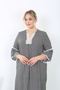 Women's V-Neck Large Size Dress - 4