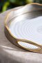 Zoey Set of 2 Bronze Glass Tray - 39.5/34 cm - 3