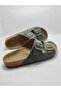 Cork Sole Arizona Leoli Model Double Buckle Orthopedic Slippers - 4