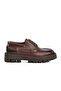 Brown Genuine Leather Men's Classic Shoes - 3