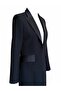 Maxi Blazer/Saten yaka - 2