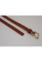 Women's Thin Belt with Gold Buckle Pin, Pants Belt, Dress Belt, Coat Belt, Shirt Belt - 3