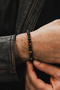 Men's Natural Stone Bracelet - Tiger Eye and Onyx Natural Stone Men's Bracelet - 2