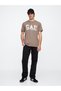 Men's Brown Everyday Soft Logo Graphic T-Shirt - 5