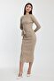 Long Knitted Dress(A92045-S) - 4
