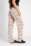 Cotton Thin Breathable Fabric Ribbon Waist Detailed Printed Pocketless Women's Pajama Bottoms - 4