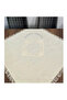 Fringed Buldan Work Linen Monika Fabric Cover Fiskos Coffee Table Ready Table Cover - 5