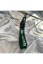 Green Fabric Keyring Quality Auto-Moto Accessory 19cm Double-Sided Printing
