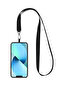 Black Phone and Staff Card Holder Neck Strap Lanyard Compatible with All Phone Models - 2