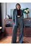 Padded Blazer Daddy Jacket-Cotton Trousers Double Set - 2