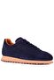 - Navy Blue Genuine Suede Lace-Up Men's Casual Shoes 666-109 - 3