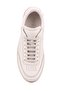 - Beige Genuine Leather Lace-Up Men's Sneakers 666-0328 - 6