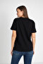 Women's V-Neck Mini Slit T-Shirt - 4