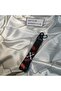 X Kissed Black Cloth Keychain Good Quality Auto-Moto Accessory 19cm Double Sided Print - 3