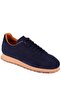 - Navy Blue Genuine Suede Lace-Up Men's Casual Shoes 666-109 - 2